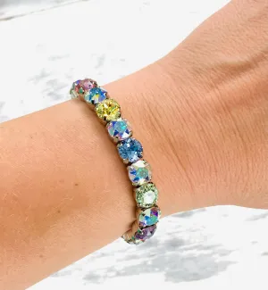 Diamonds Stretch Bracelet in Pastel Hues