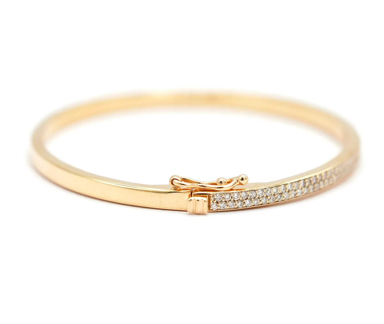 Double Diamond Bangle