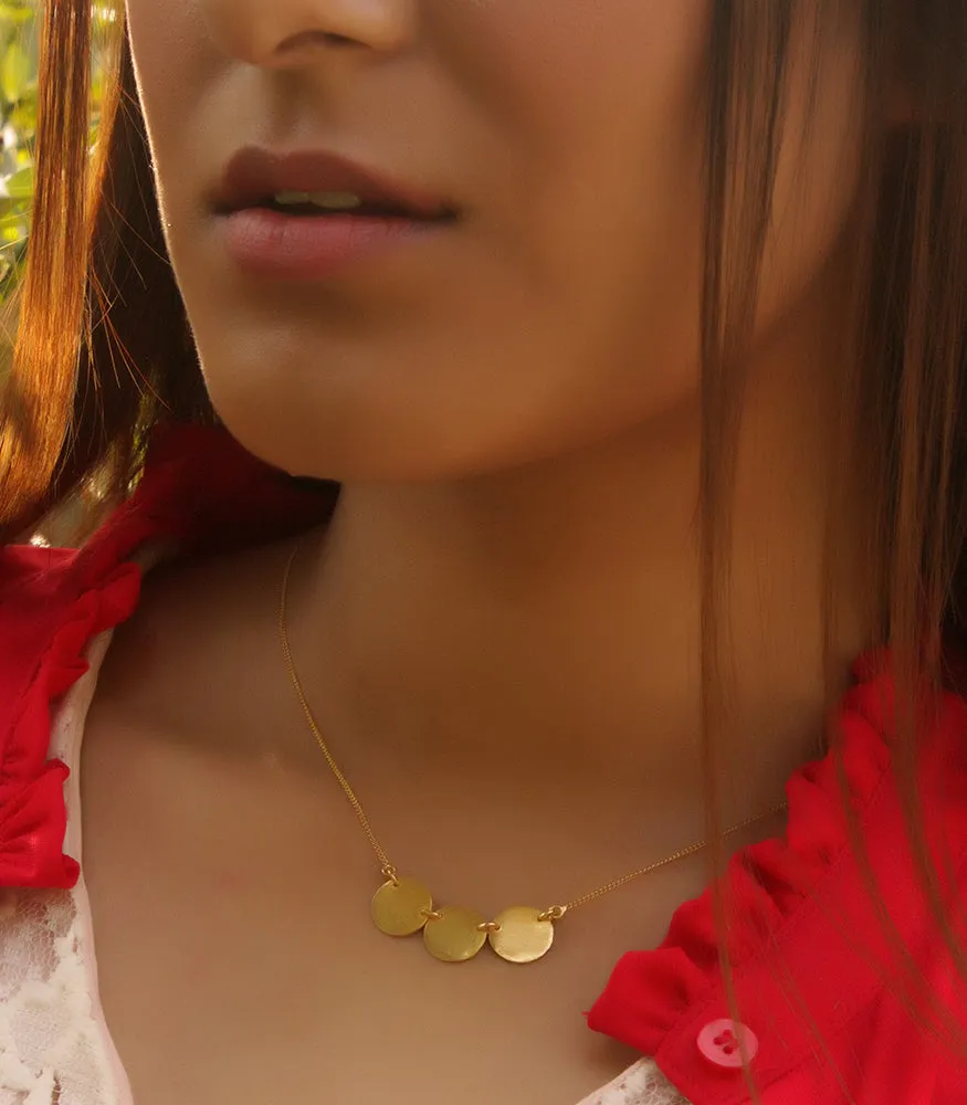Earthy Discs Necklace