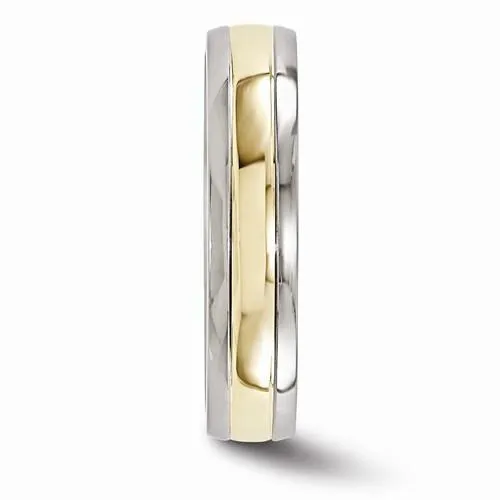 Edward Mirell Titanium With 14k Gold Inlay - 5mm