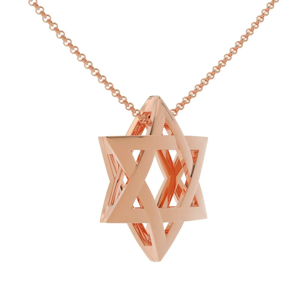 Exquisite 3D Star of David