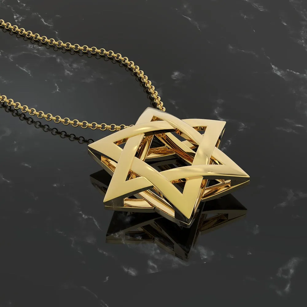 Exquisite 3D Star of David