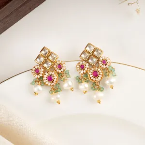 Exquisite Kundan Drops