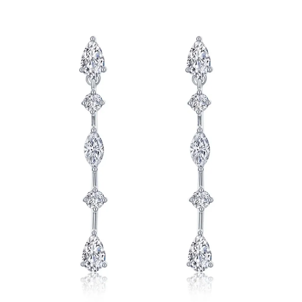 Exquisite Linear Drop Earrings