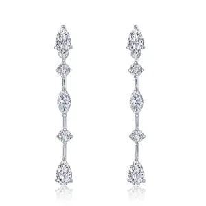 Exquisite Linear Drop Earrings