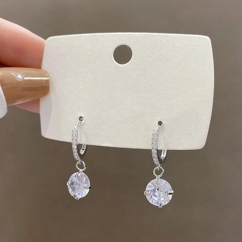 Exquisite Retro Purple Rhinestone Earrings Collection