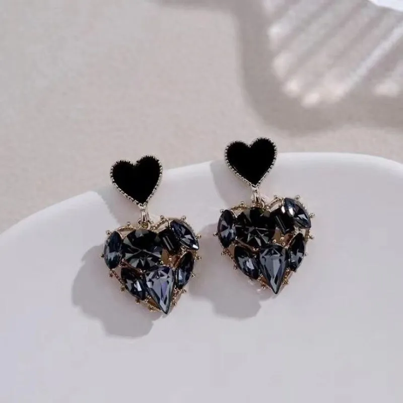 Exquisite Retro Purple Rhinestone Earrings Collection