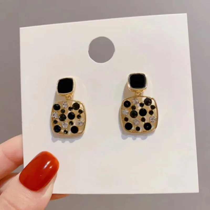 Exquisite Retro Purple Rhinestone Earrings Collection