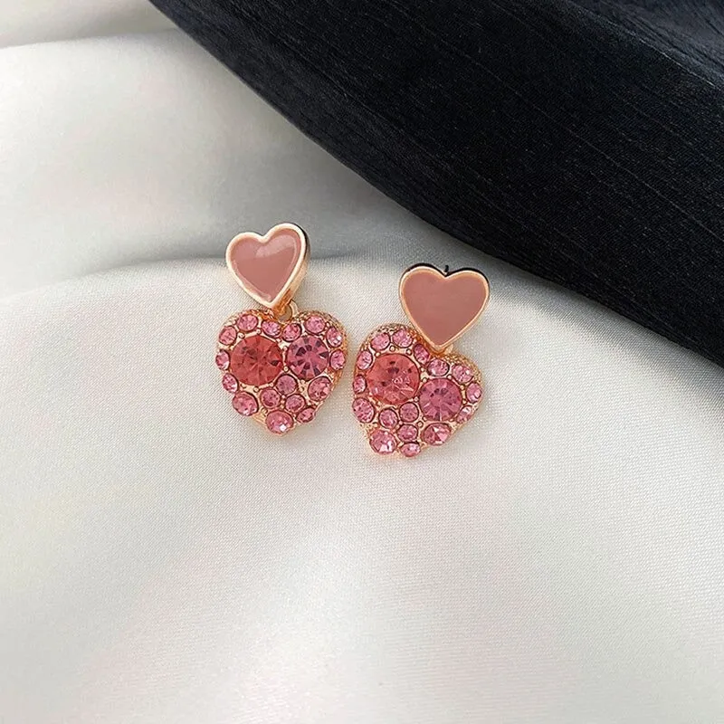 Exquisite Retro Purple Rhinestone Earrings Collection
