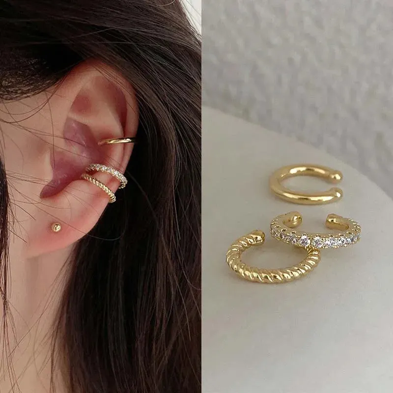 Exquisite Rhinestone Ear Cuff