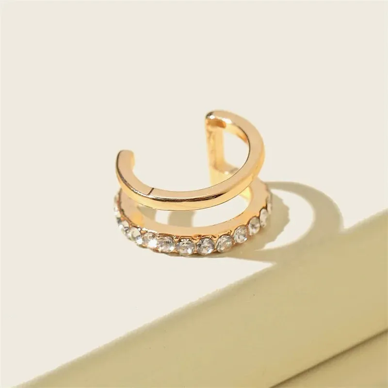 Exquisite Rhinestone Ear Cuff