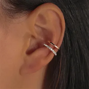 Exquisite Rhinestone Ear Cuff