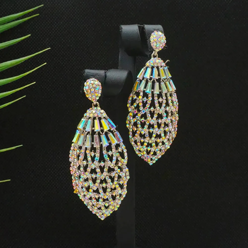 Fashion Jewelry Crystal Exquisite Drop Earrings for Woman