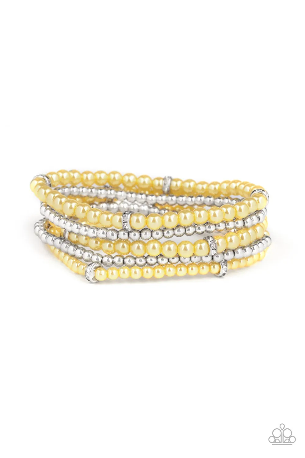 Fiercely Frosted - Yellow - Paparazzi