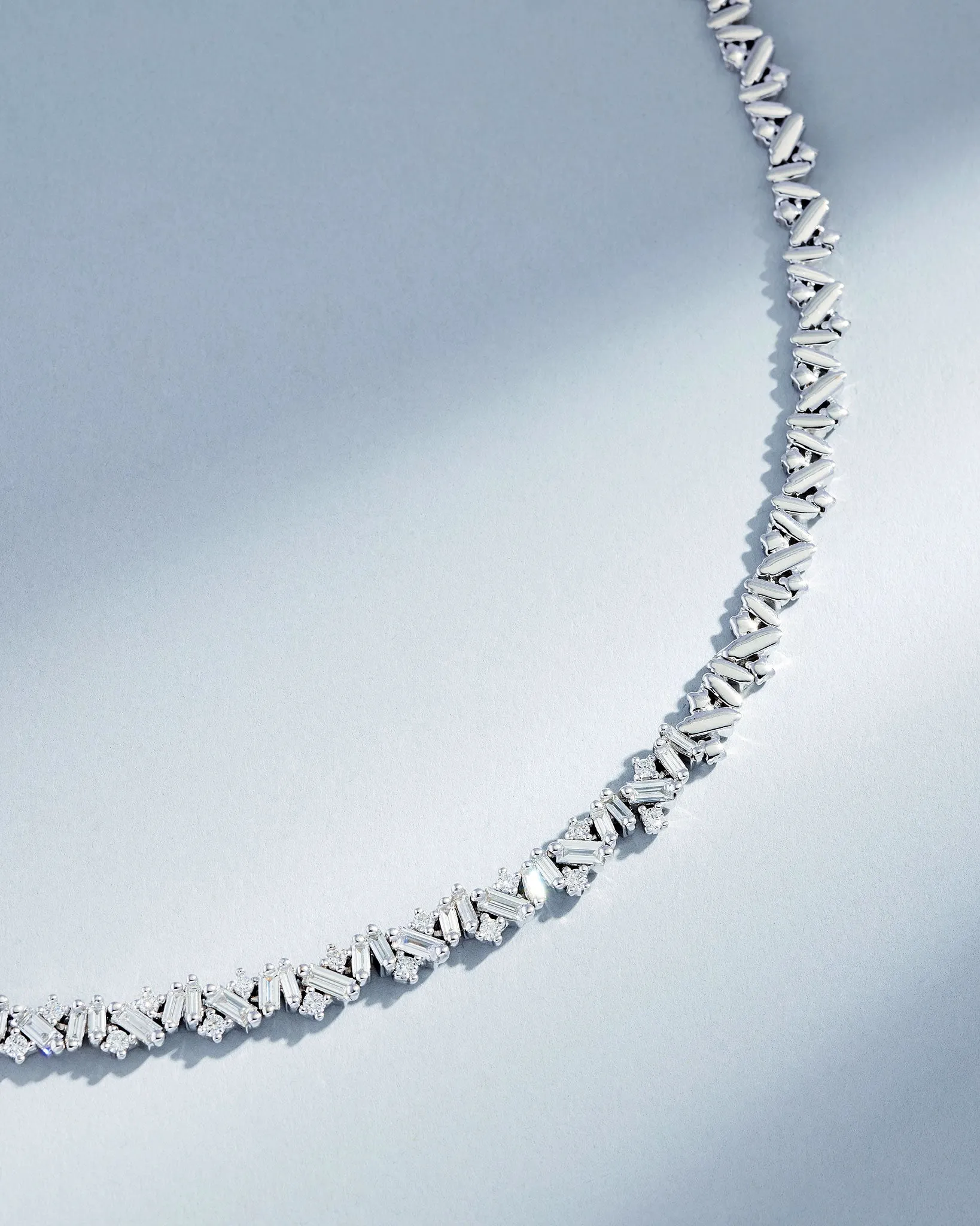 Frenzy Diamond Tennis Necklace