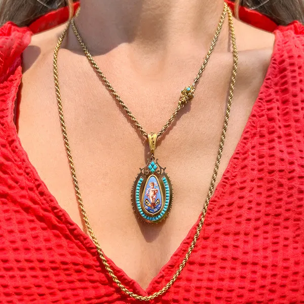 Georgian Textured Link Rope Chain