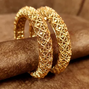 GOLD PLATED REAL GOLD LOOK ALIKE OPENABLE BANGLES