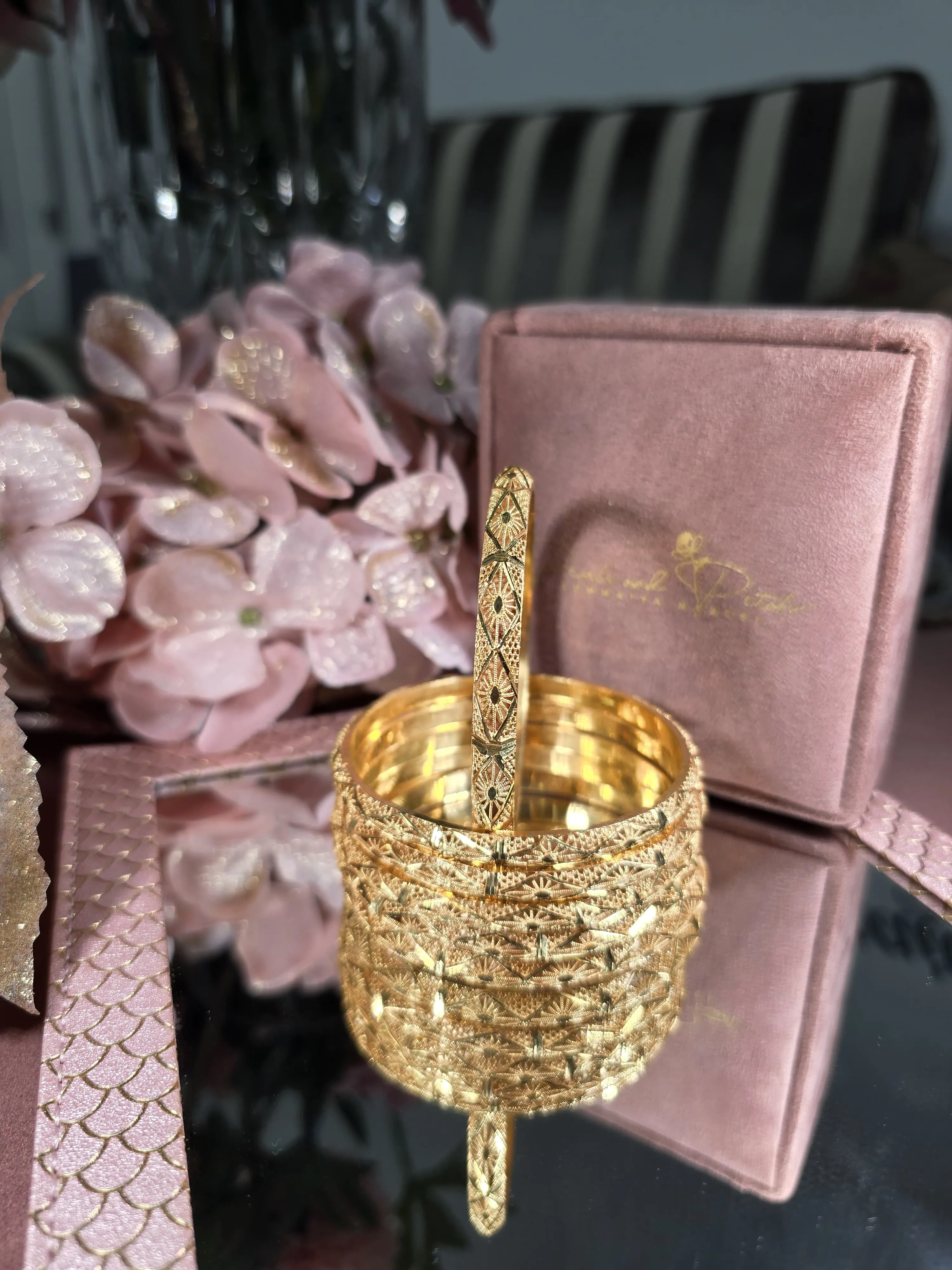 Golden Glory Celebration Bangles