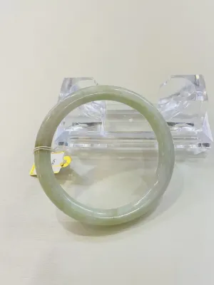 Grade A Natural Jade Bangle with certificate #1109