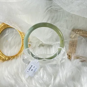 Grade A Natural Jade Bangle with certificate #36355