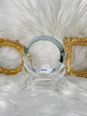 Grade A Natural Jade Bangle with certificate #36365