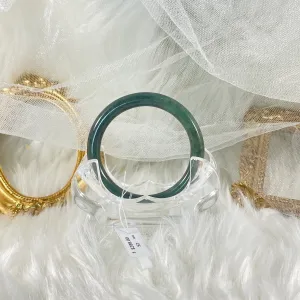 Grade A Natural Jade Bangle with certificate #36479