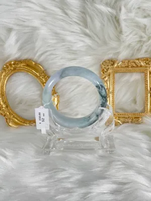 Grade A Natural Jade Bangle with certificate #36489