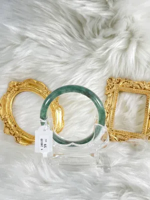 Grade A Natural Jade Bangle with certificate #36594