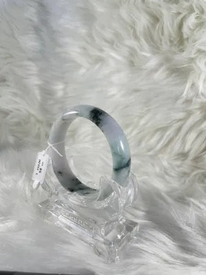 Grade A Natural Jade Bangle with certificate #36873
