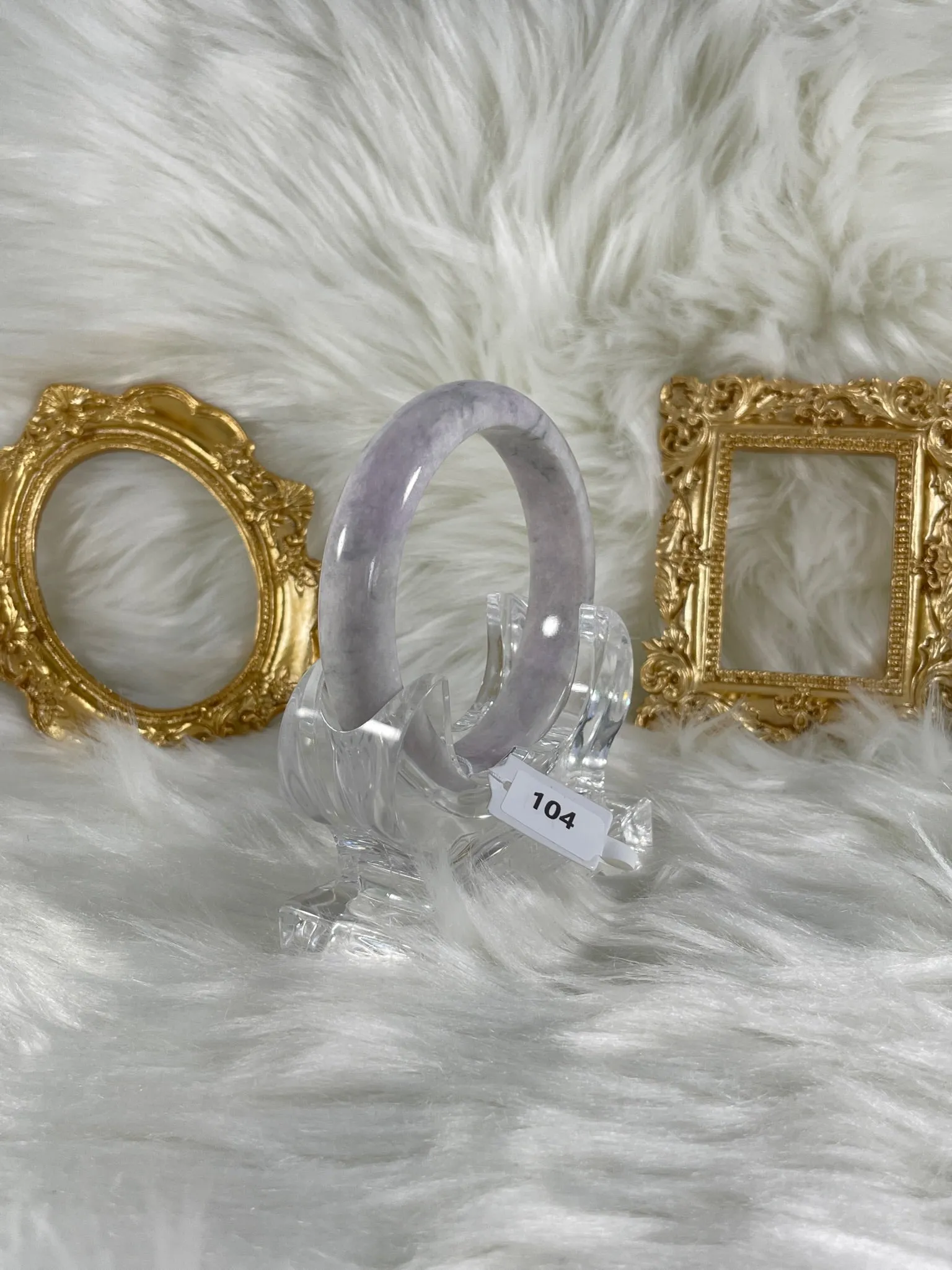 Grade A Natural Jade Bangle without certificate #104