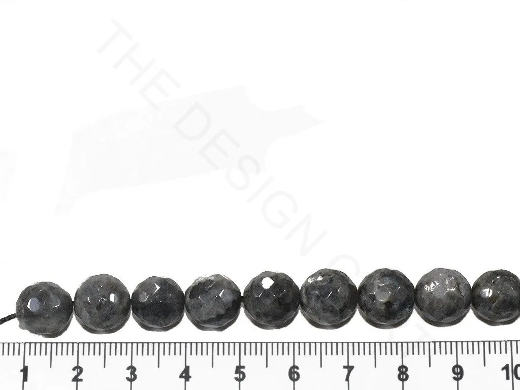 Gray Round Jade Semi Precious Stones