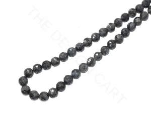 Gray Round Jade Semi Precious Stones