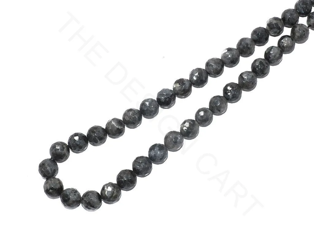 Gray Round Jade Semi Precious Stones