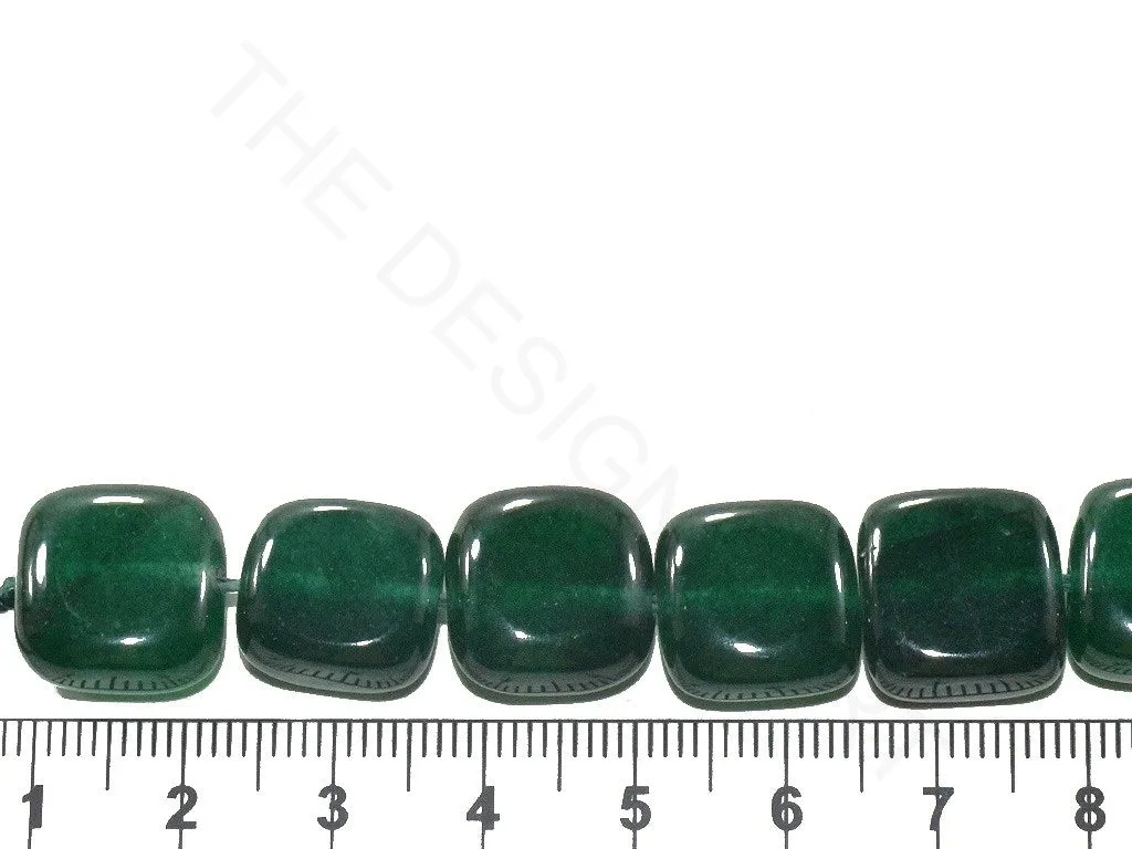 Green Square Jade Semi Precious Stones