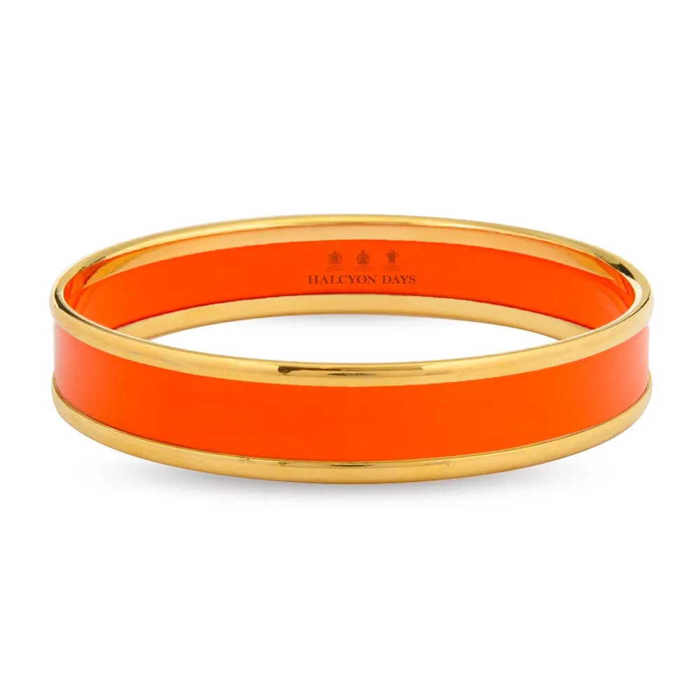 Halcyon Days "Orange & Gold" Bangle