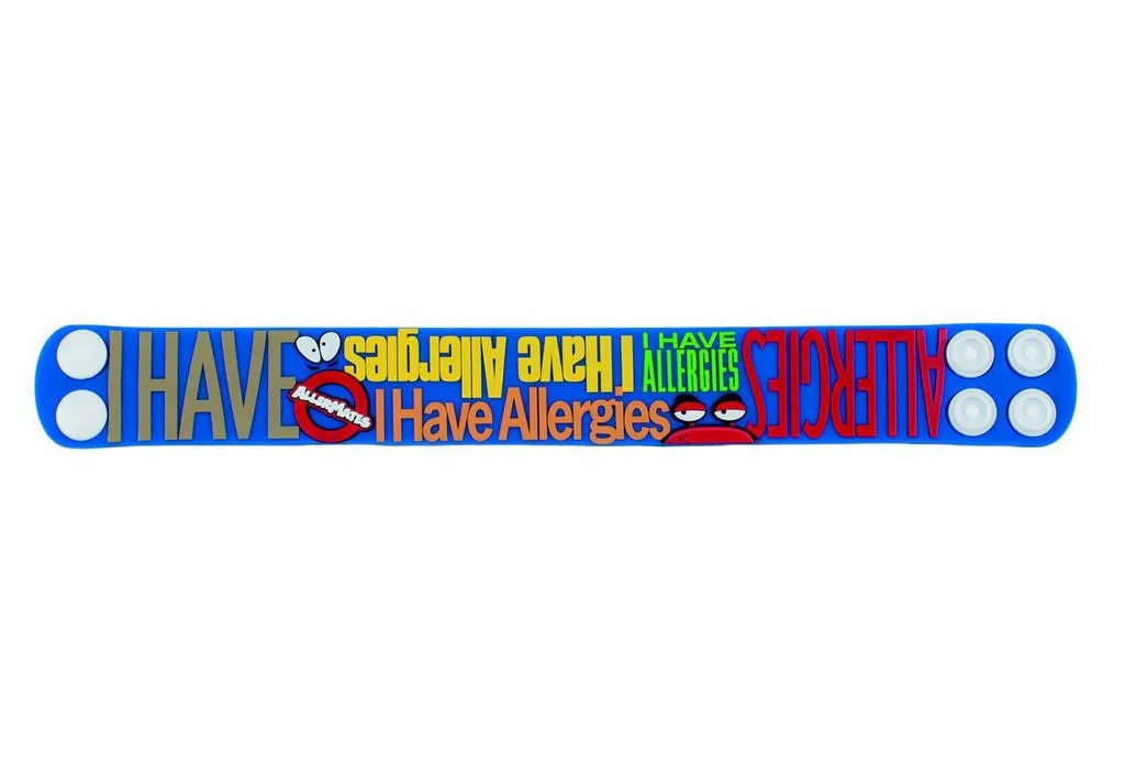 I Have Allergies Silicone Bracelet