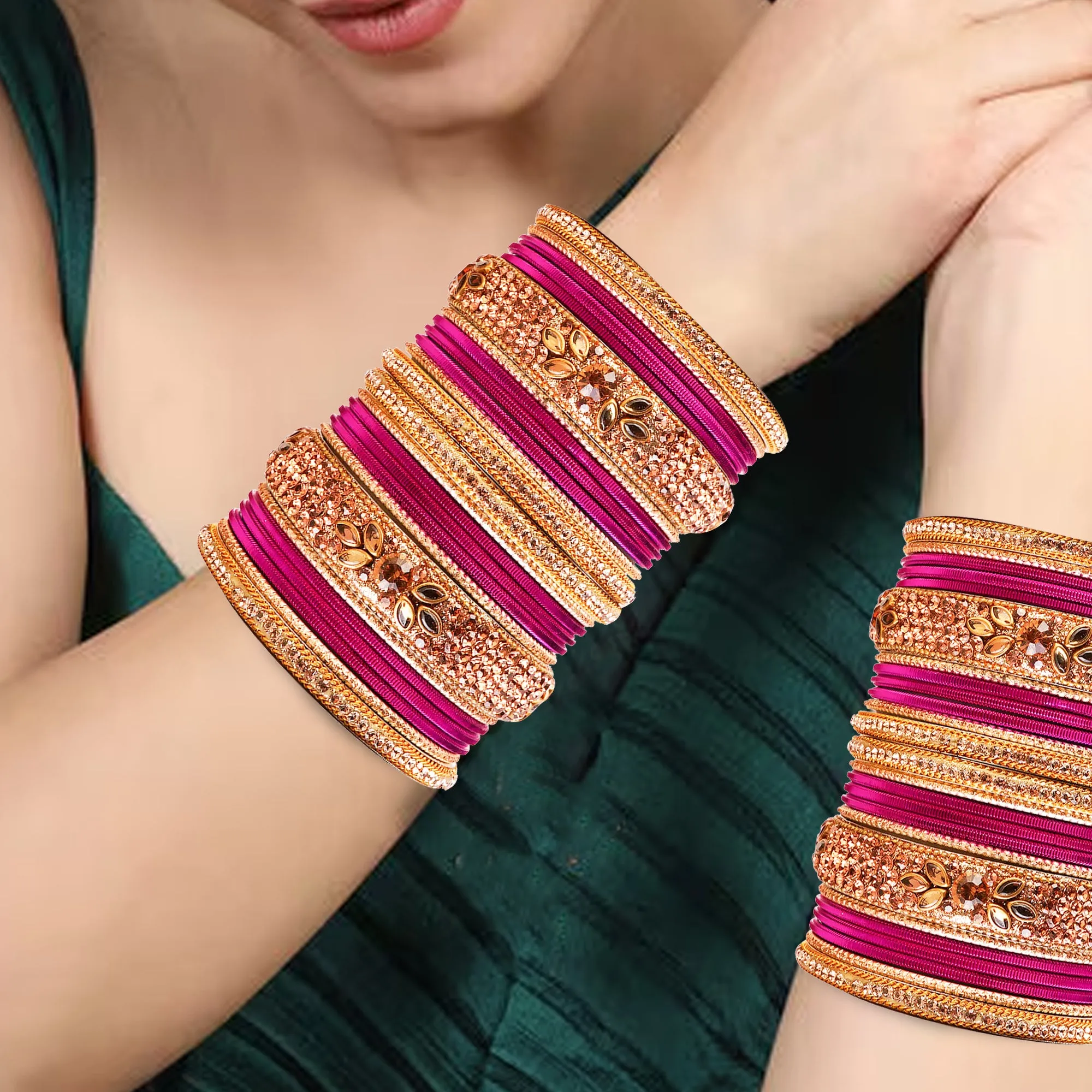 Indian Ethnic Handmade Bangle Set for Every Occassion