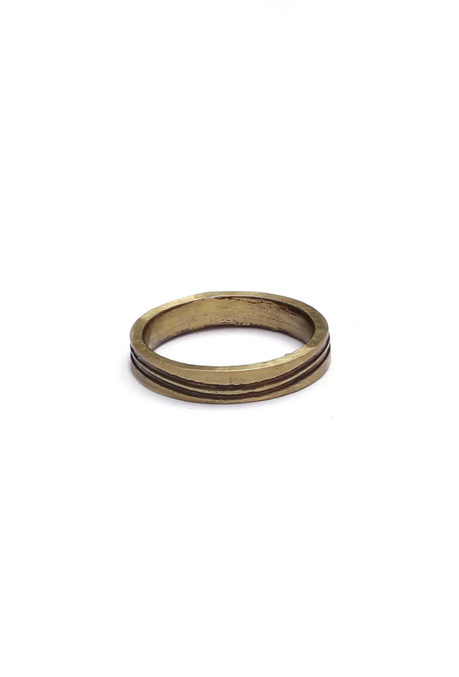 Iris Brass Gold Ring