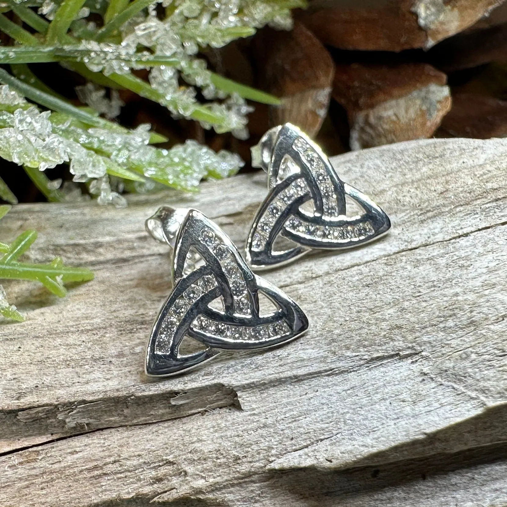 Janene Trinity Knot Earrings