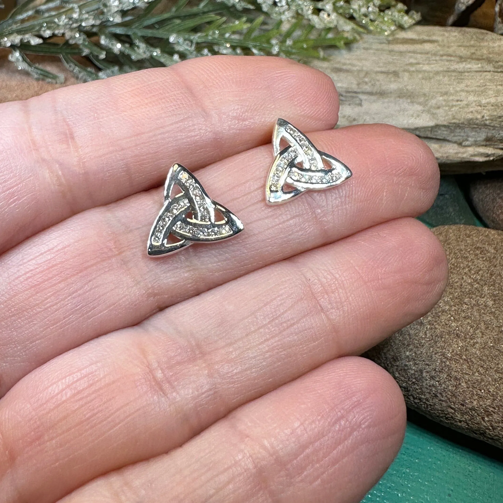 Janene Trinity Knot Earrings