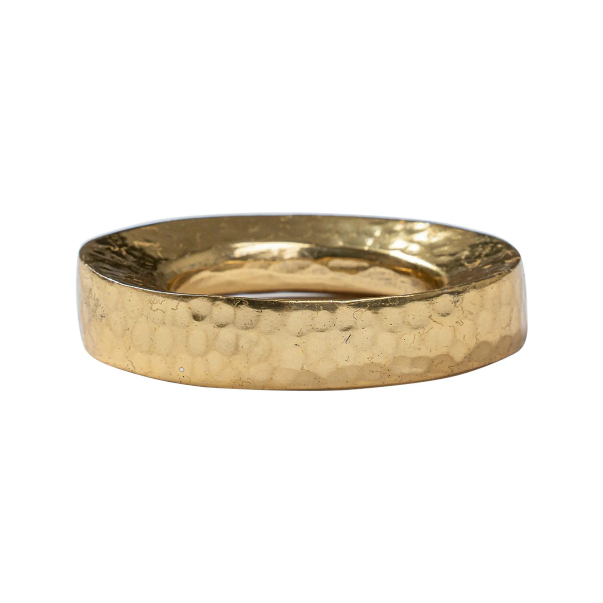 Juliska Puro Gold Napkin Ring, Set of 4