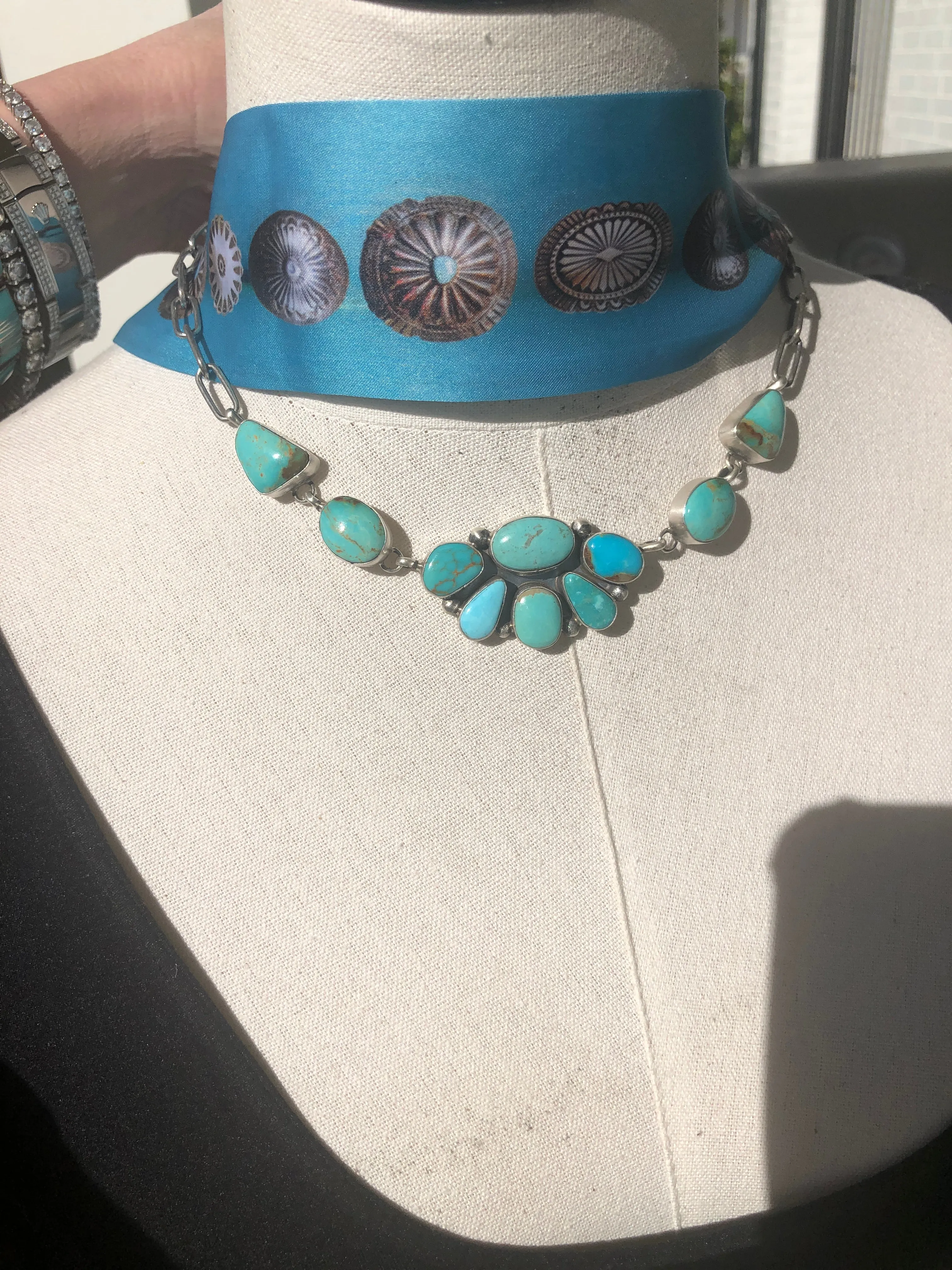 Kingman Half Cluster Necklace #1