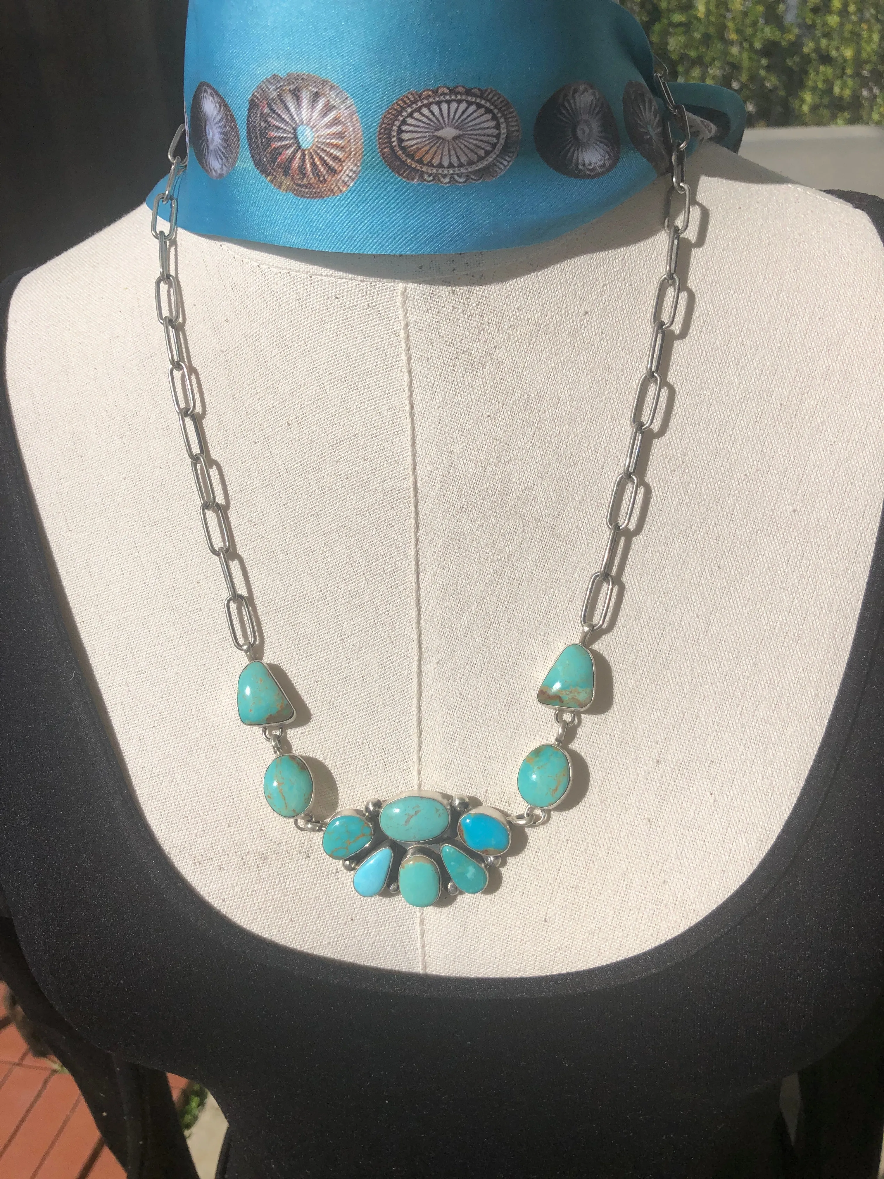 Kingman Half Cluster Necklace #1