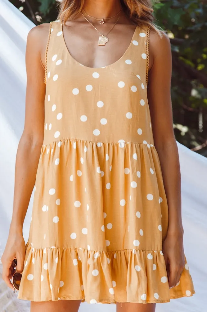 La Vista Dress Mustard