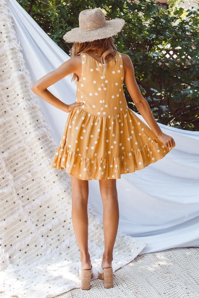 La Vista Dress Mustard