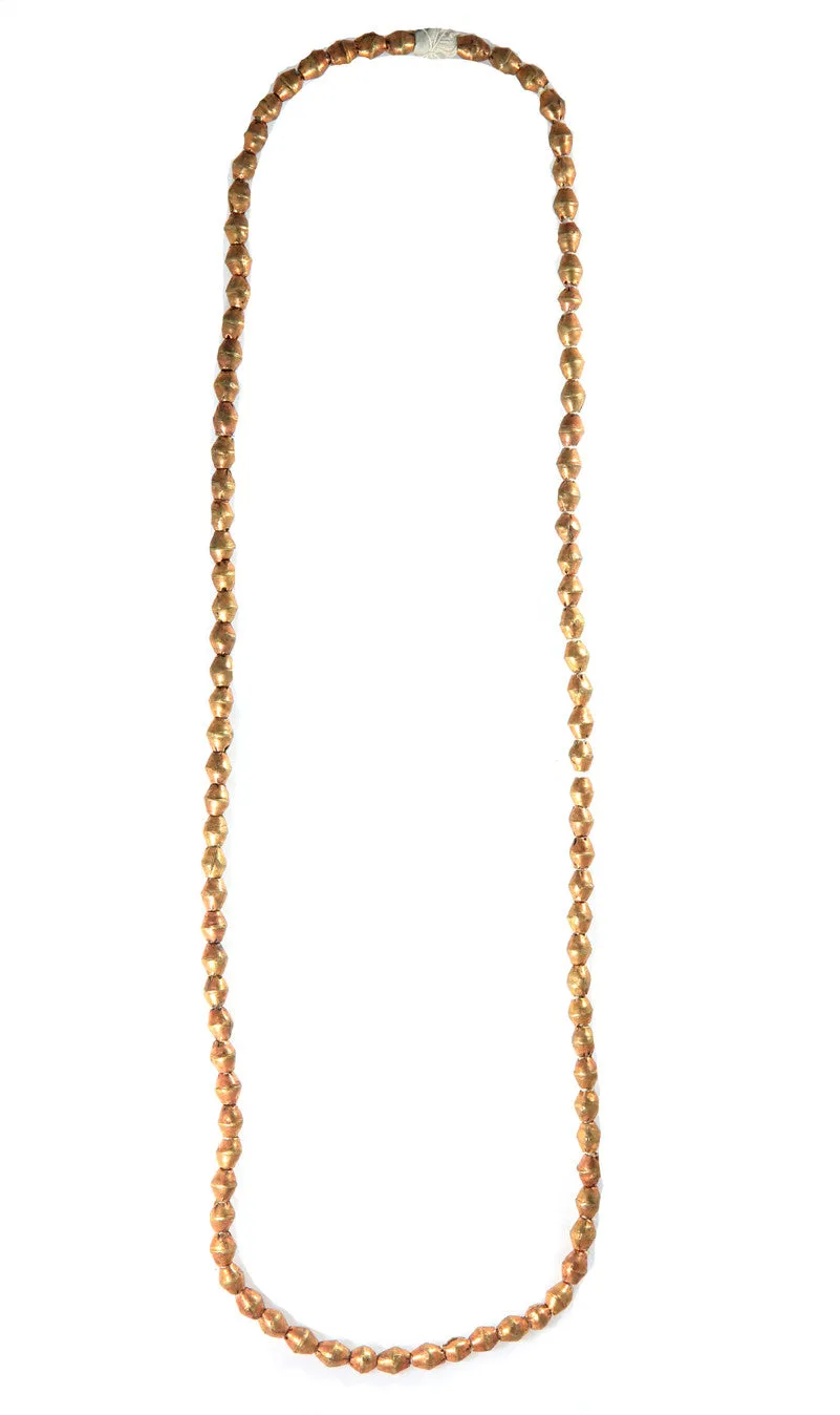 Large Ethiopian Base Metal Boho Necklace
