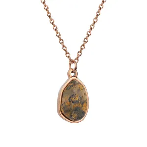 Leopard Skin Drop Necklace