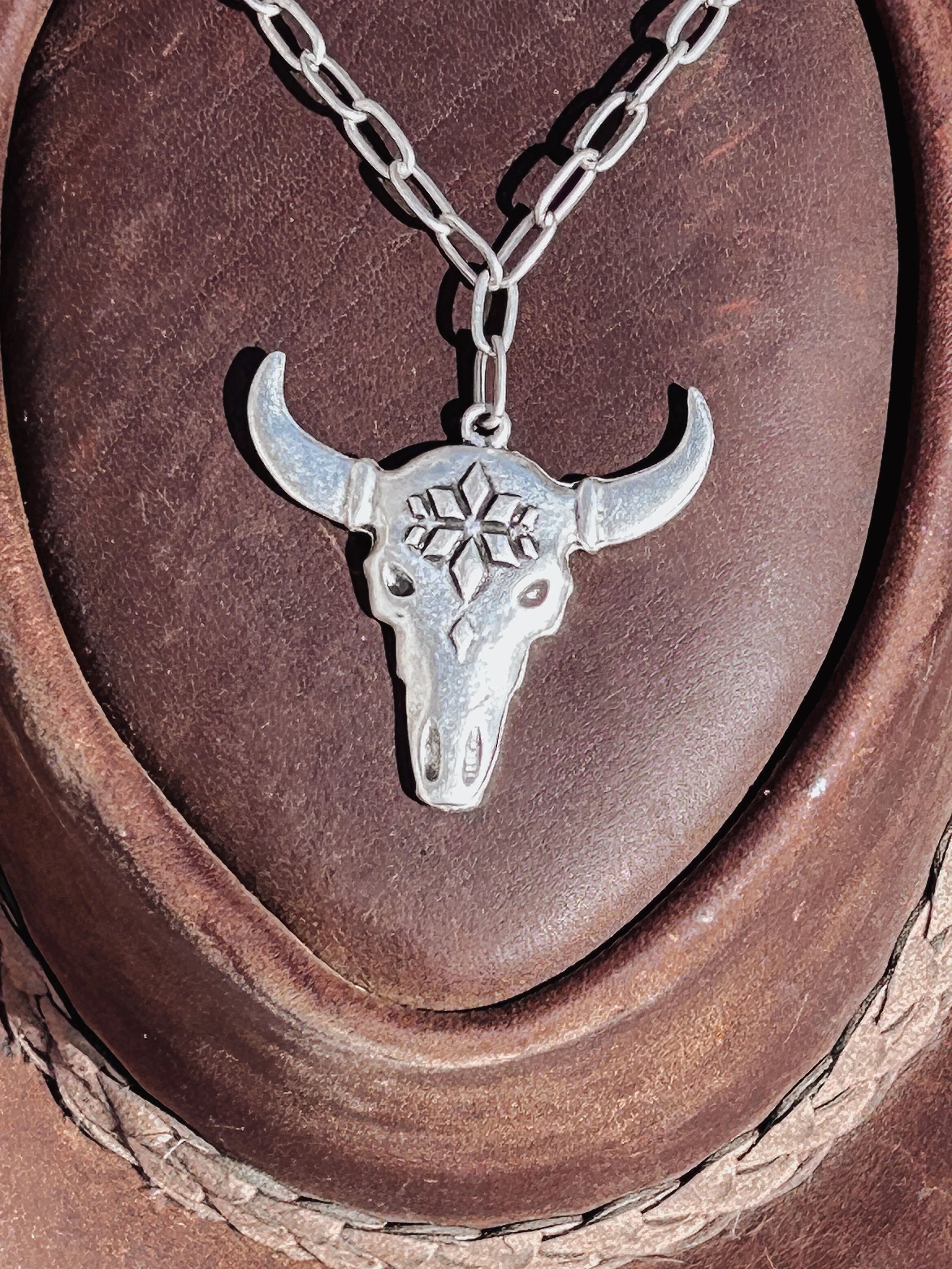 Longhorn Statement Necklace