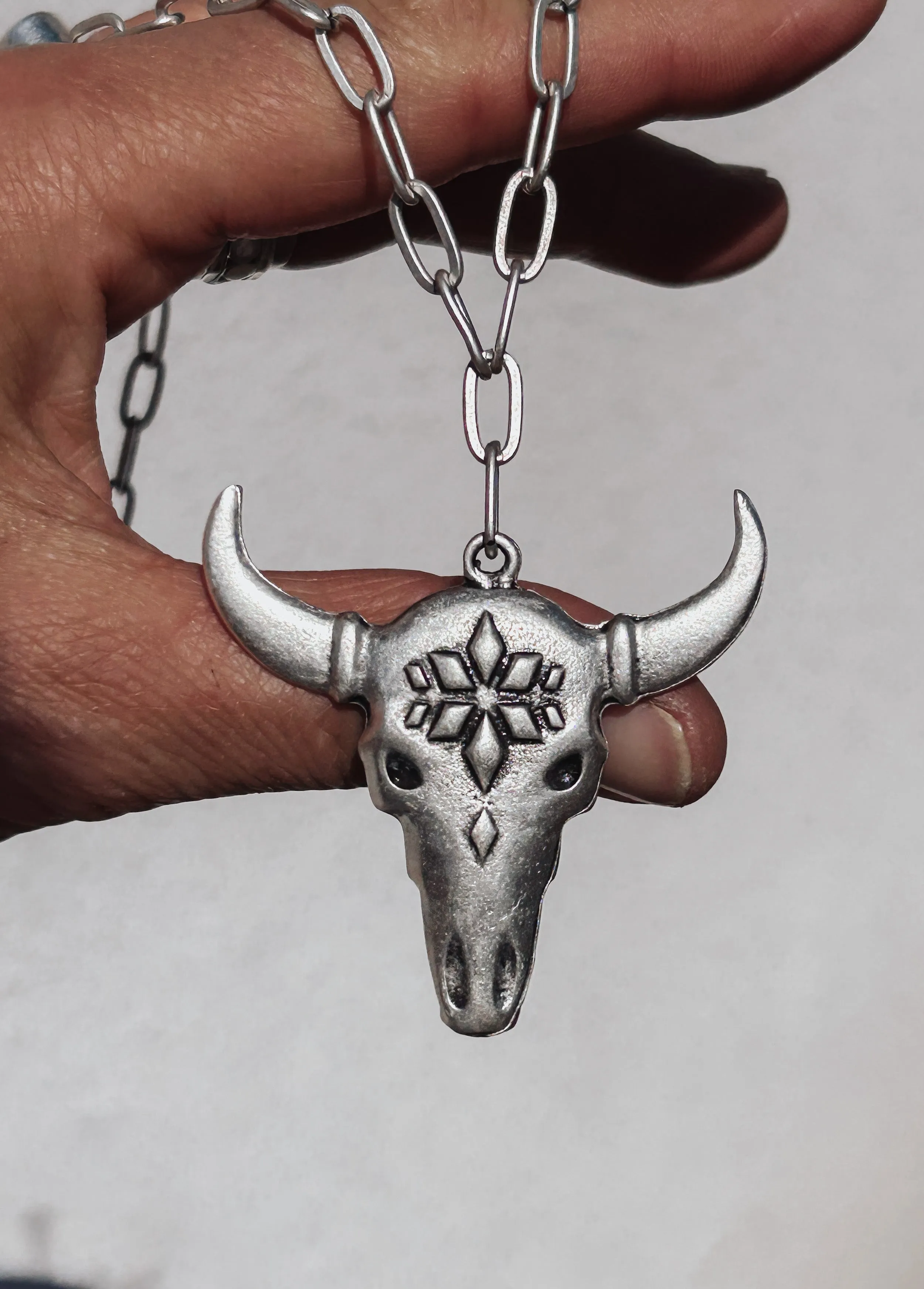Longhorn Statement Necklace