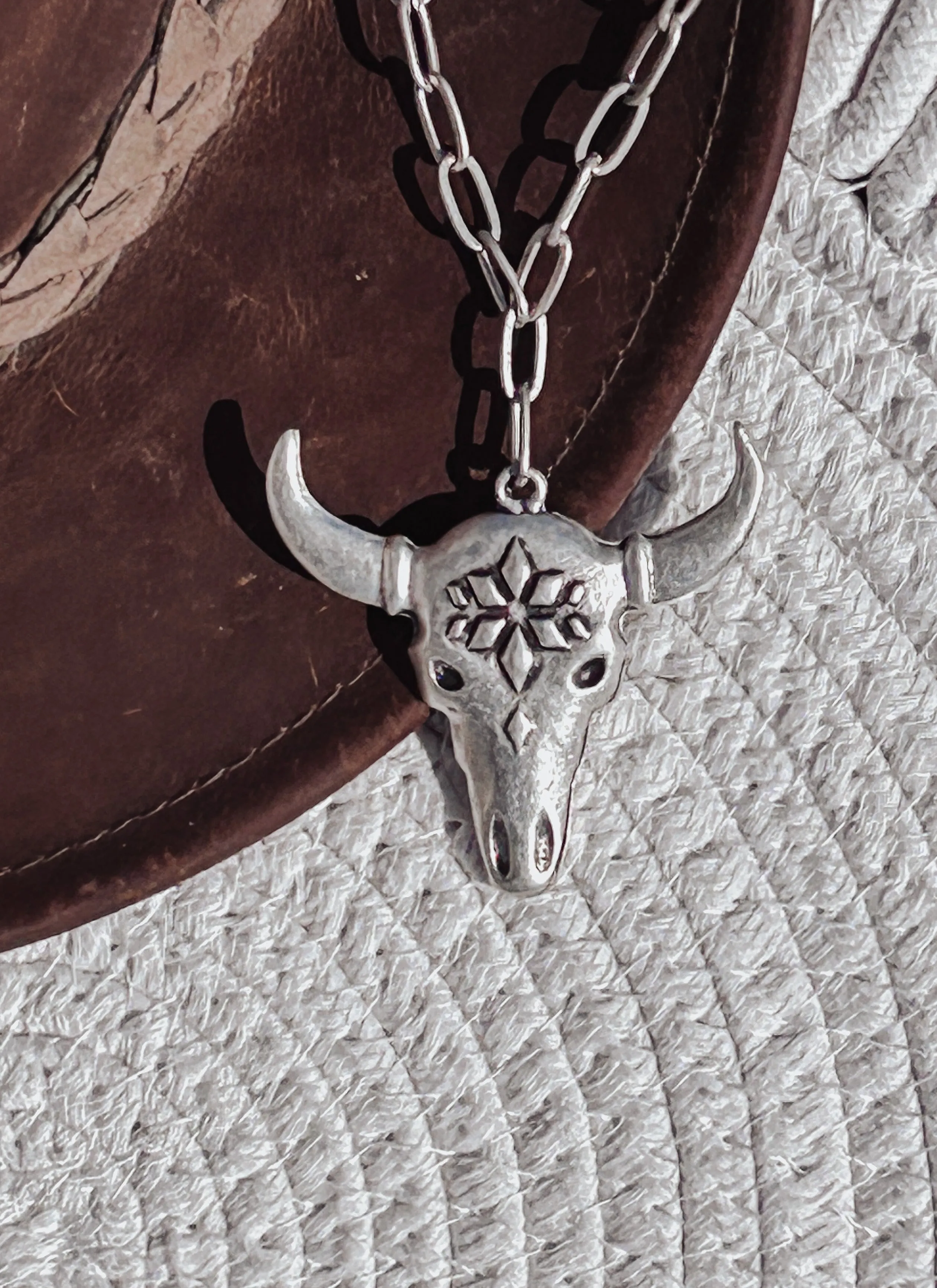 Longhorn Statement Necklace
